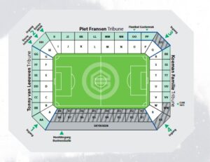 Plattegrond Euroborg Stadion FC Groningen